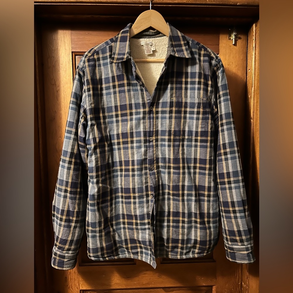 Carbon to Cobalt fleeced lined shirt